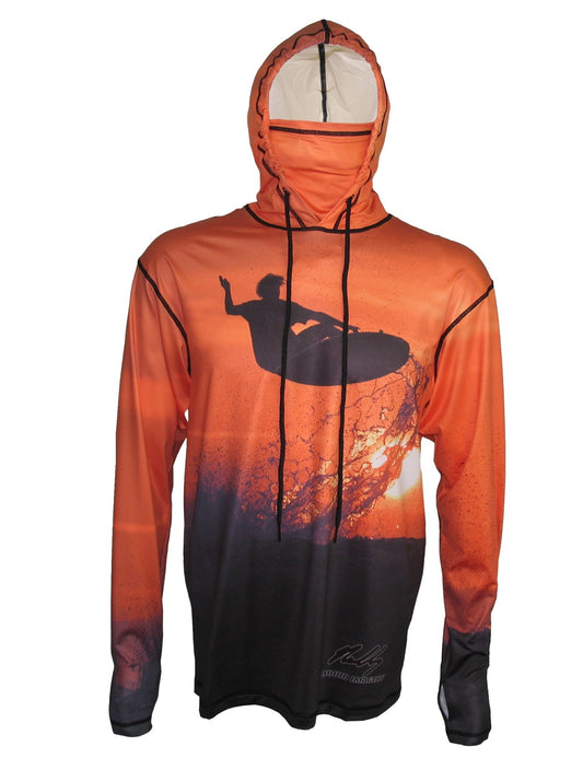 Cognito Brands Sunset Surfer Lightweight Ocean Graphic Hoodie - Angler's Pro Tackle & Outdoors
