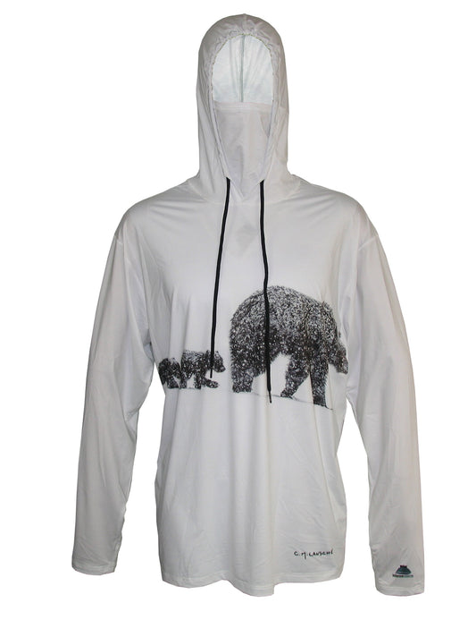 Cognito Brands Three Bears Sun Protective Wildlife Graphic Hoodie - Angler's Pro Tackle & Outdoors