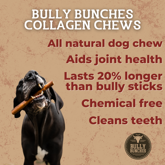 Bully Bunches - 5-6 Inch Standard Collagen Wrapped in Bully Stick