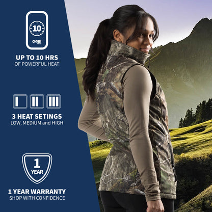 Gobi Heat Colorado Women’s Heated Hunting Vest - Camo