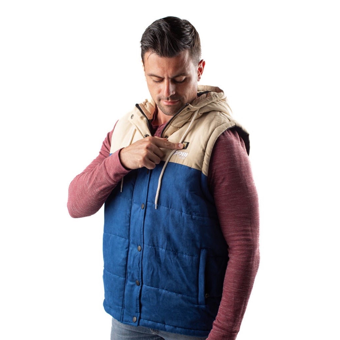 Gobi Heat Colt Mens Heated Vest with Hood