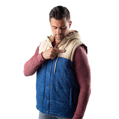 Gobi Heat Colt Mens Heated Vest with Hood