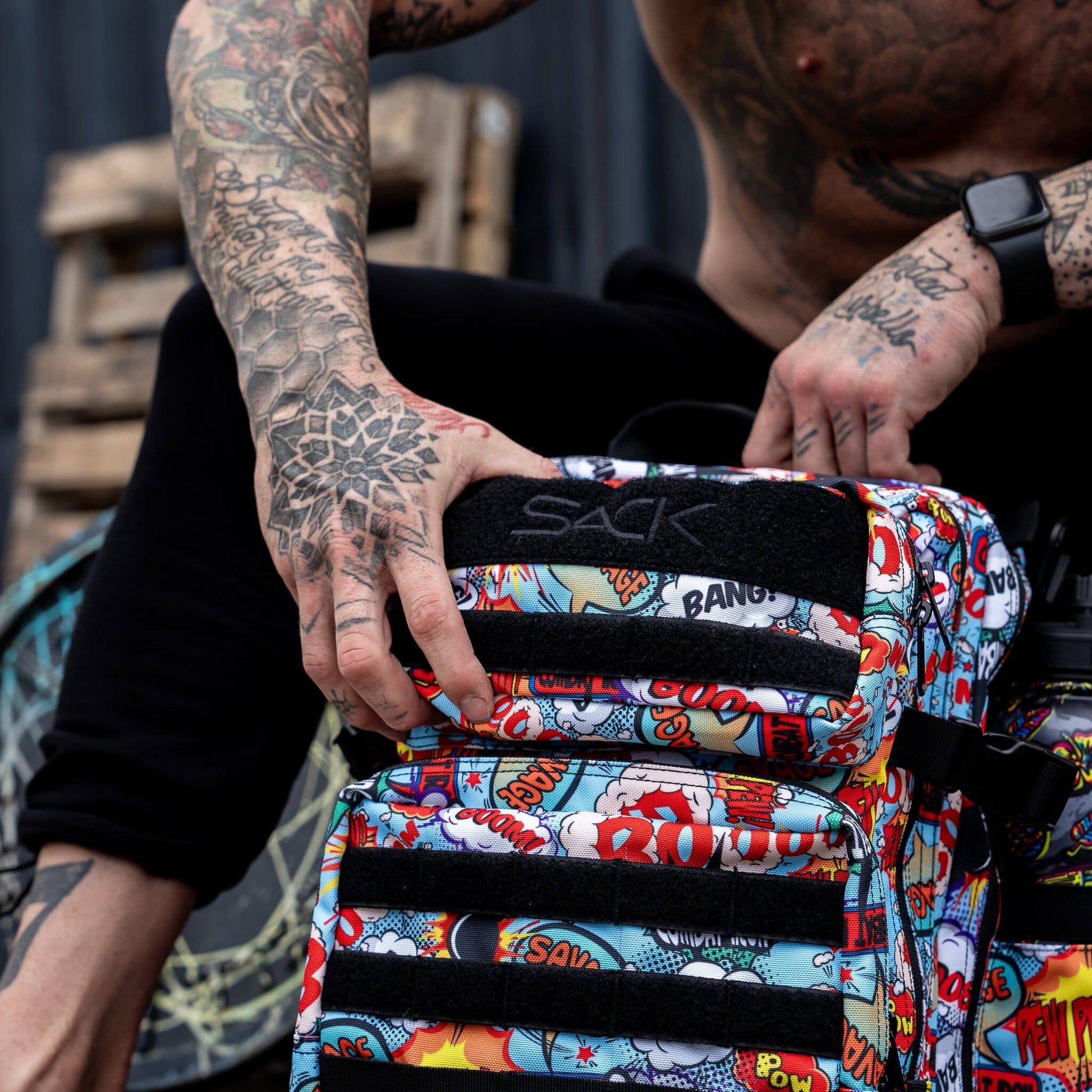 Combat Iron Apparel 25L Sack™ Original All - Day Molle Backpack - Angler's Pro Tackle & Outdoors