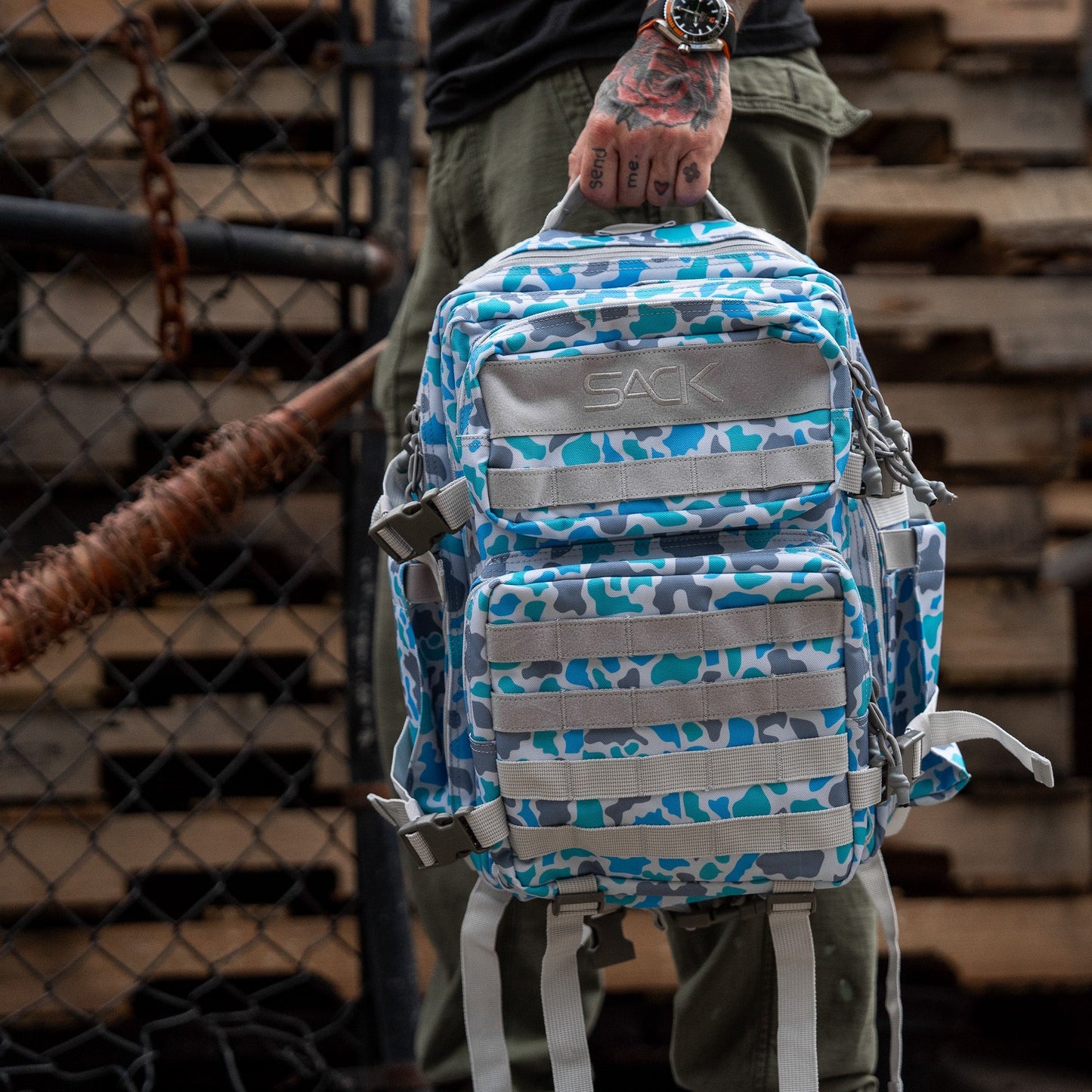 Combat Iron Apparel 25L Sack™ Original All - Day Molle Backpack - Angler's Pro Tackle & Outdoors