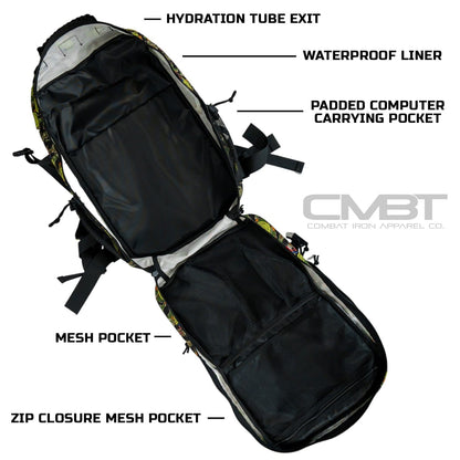 Combat Iron Apparel 35L Sack™ Backpack | Kalagush Edition - Angler's Pro Tackle & Outdoors