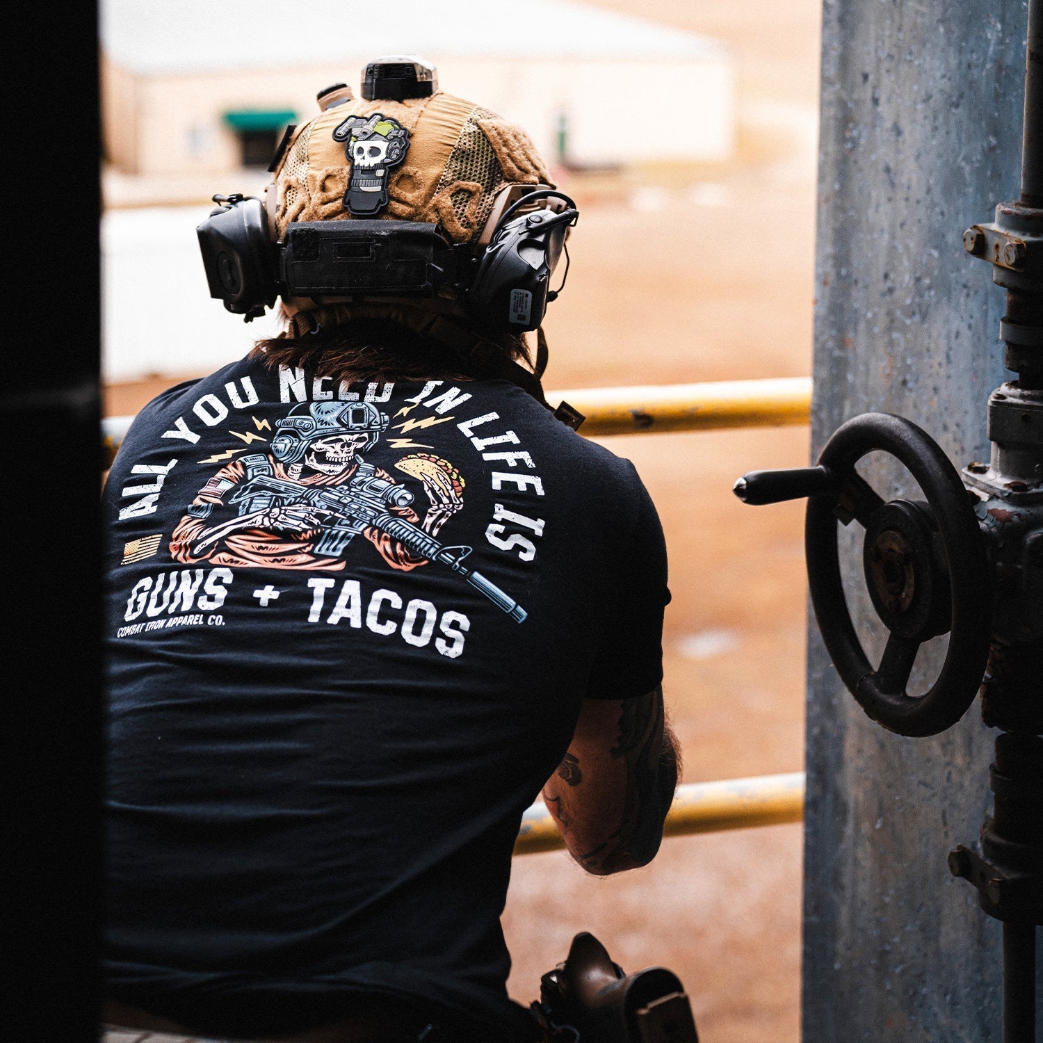 Combat Iron Apparel All you need in life is Tacos Men's T-Shirt - Angler's Pro Tackle & Outdoors