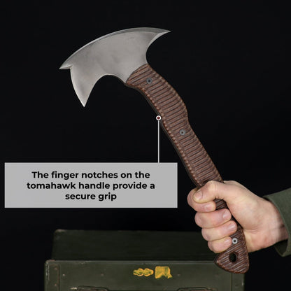 AncientSmithy Combat tomahawk "Barong" with polymer composite handle