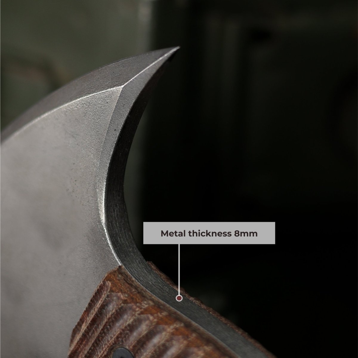 AncientSmithy Combat tomahawk "Barong" with polymer composite handle