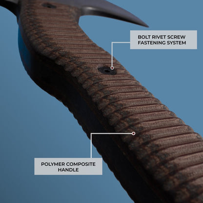 AncientSmithy Combat tomahawk "Barong" with polymer composite handle
