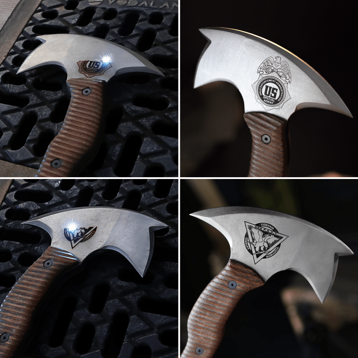 AncientSmithy Combat tomahawk "Barong" with polymer composite handle