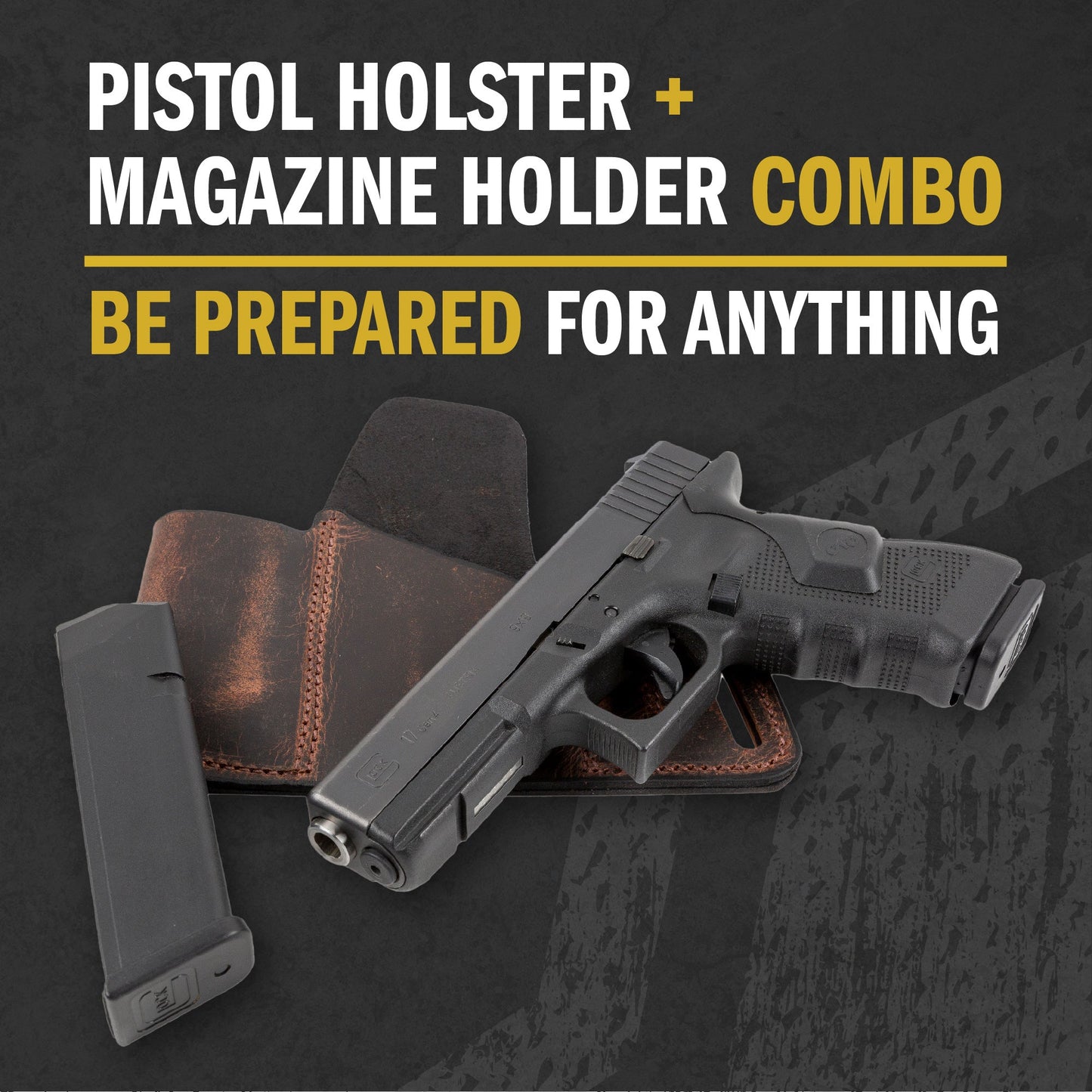Relentless Tactical Comfort Carry Leather Holster & Mag Pouch Combo | Made In USA | Lifetime Warranty