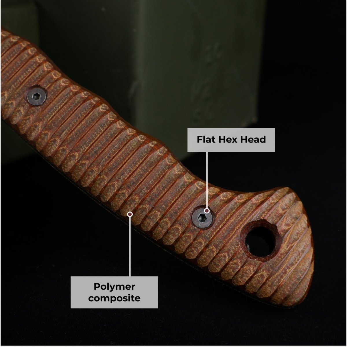 AncientSmithy Compact tomahawk "Balor" with polymer composite handle