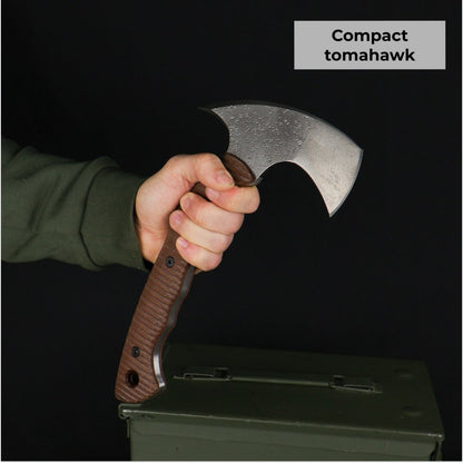 AncientSmithy Compact tomahawk "Balor" with polymer composite handle