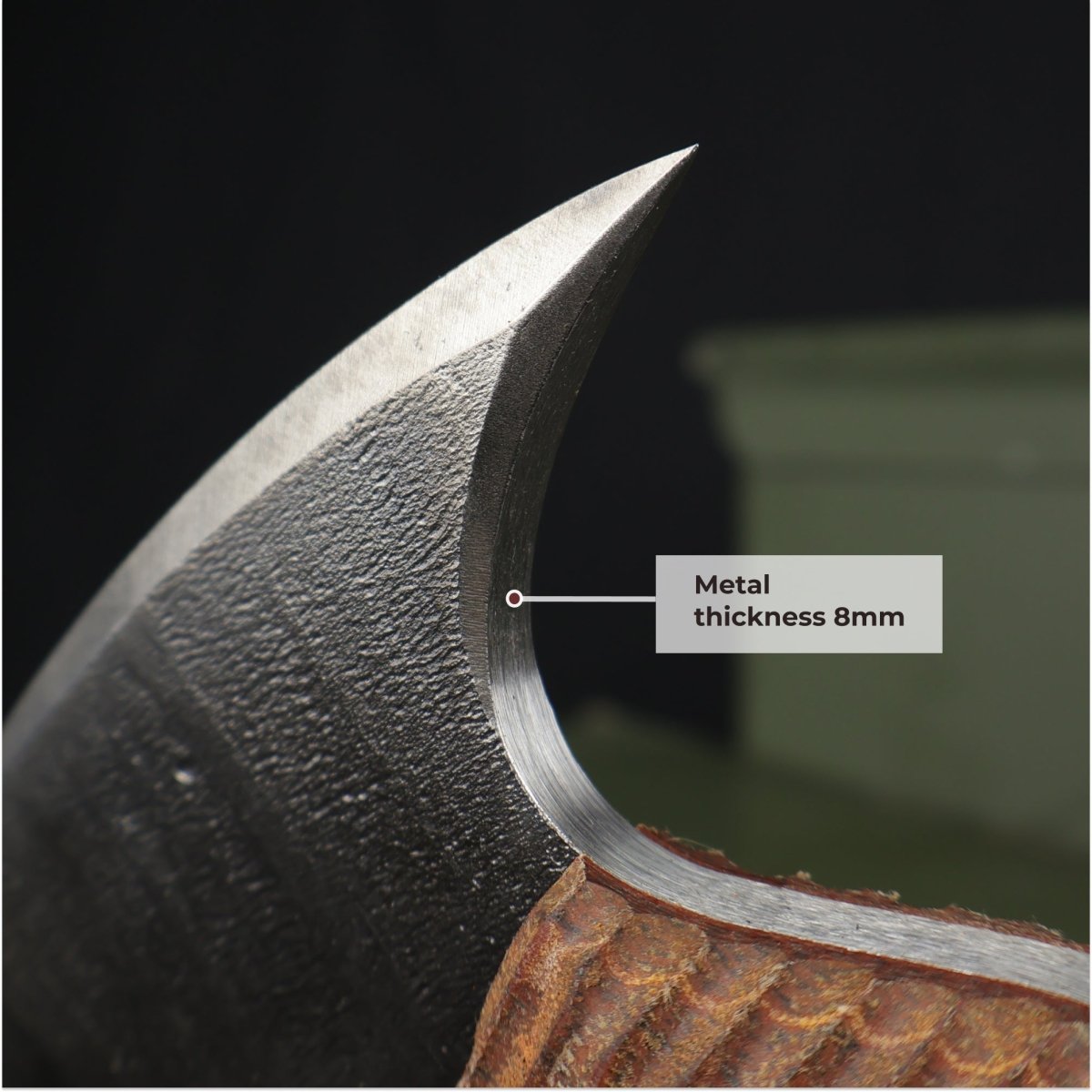 AncientSmithy Compact tomahawk "Mingan" with polymer composite handle