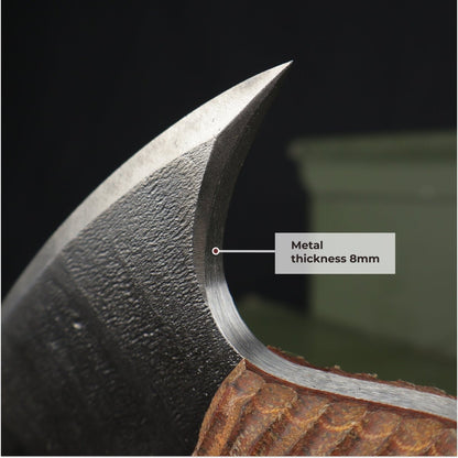 AncientSmithy Compact tomahawk "Mingan" with polymer composite handle