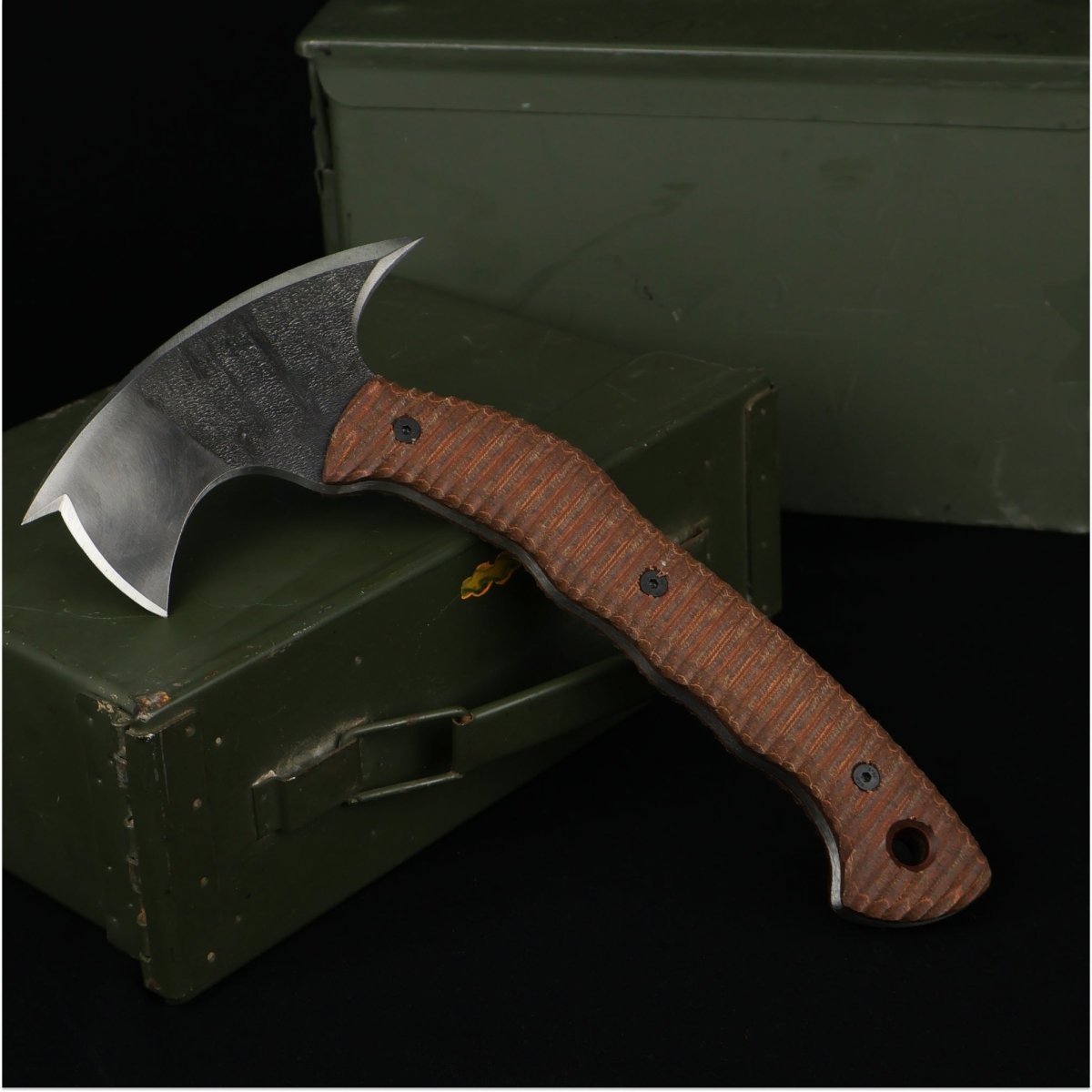 AncientSmithy Compact tomahawk "Mingan" with polymer composite handle