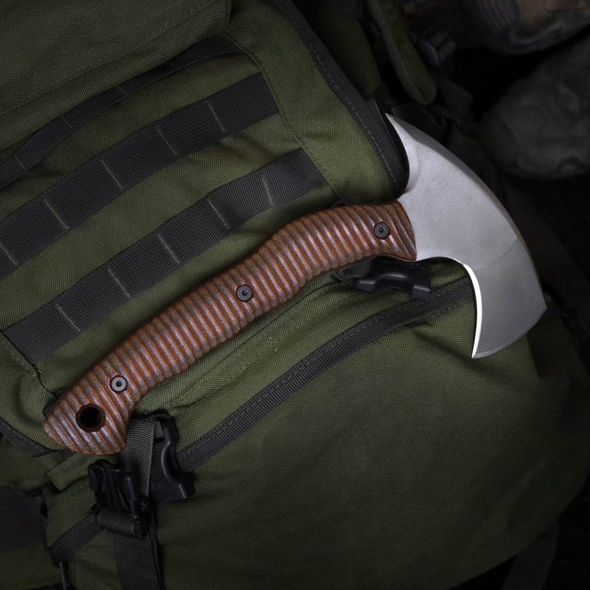 AncientSmithy Compact tomahawk "Balor" with polymer composite handle
