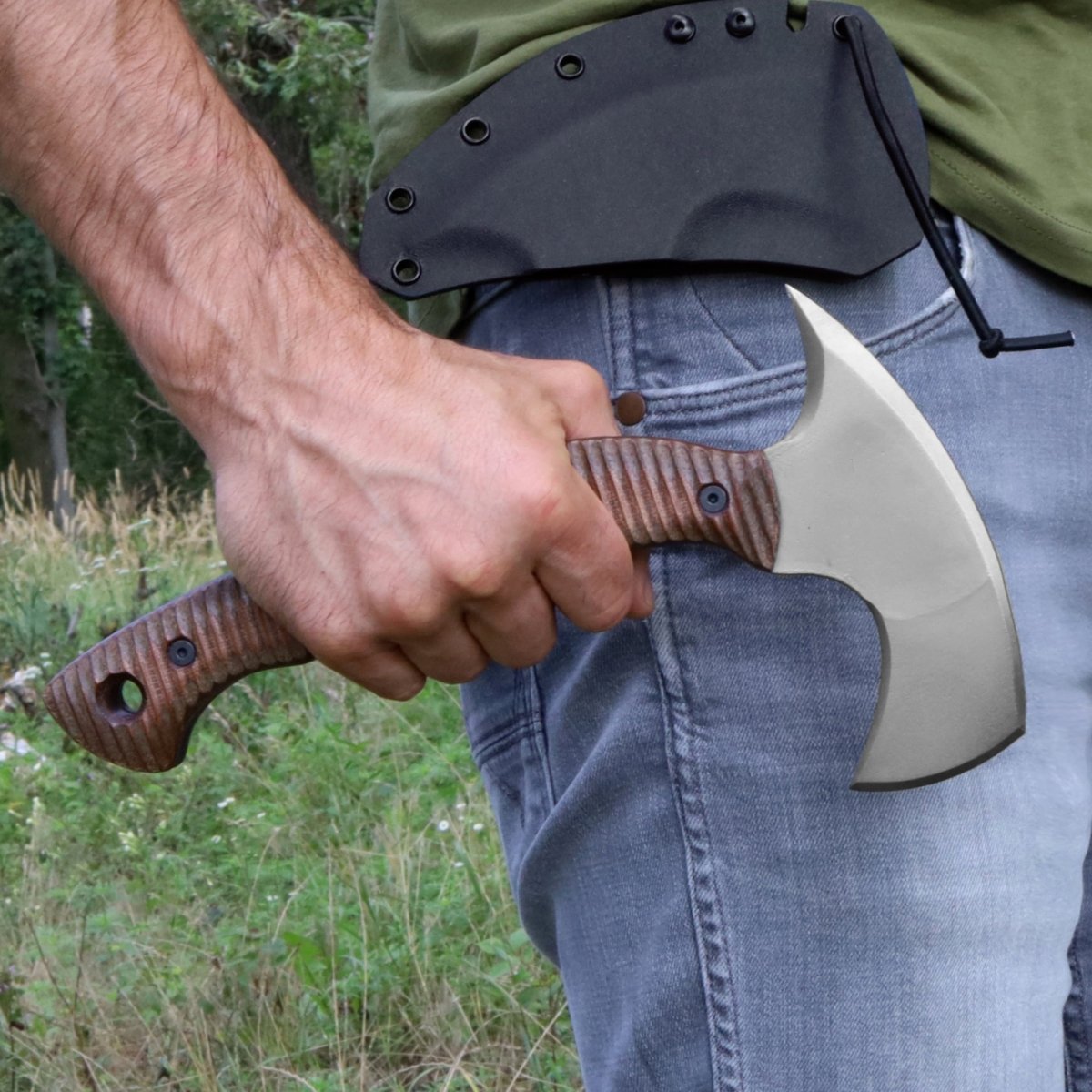 AncientSmithy Compact tomahawk "Balor" with polymer composite handle