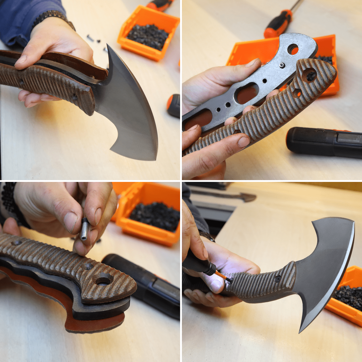 AncientSmithy Compact tomahawk "Balor" with polymer composite handle