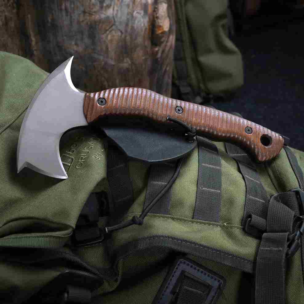 AncientSmithy Compact tomahawk "Mingan" with polymer composite handle