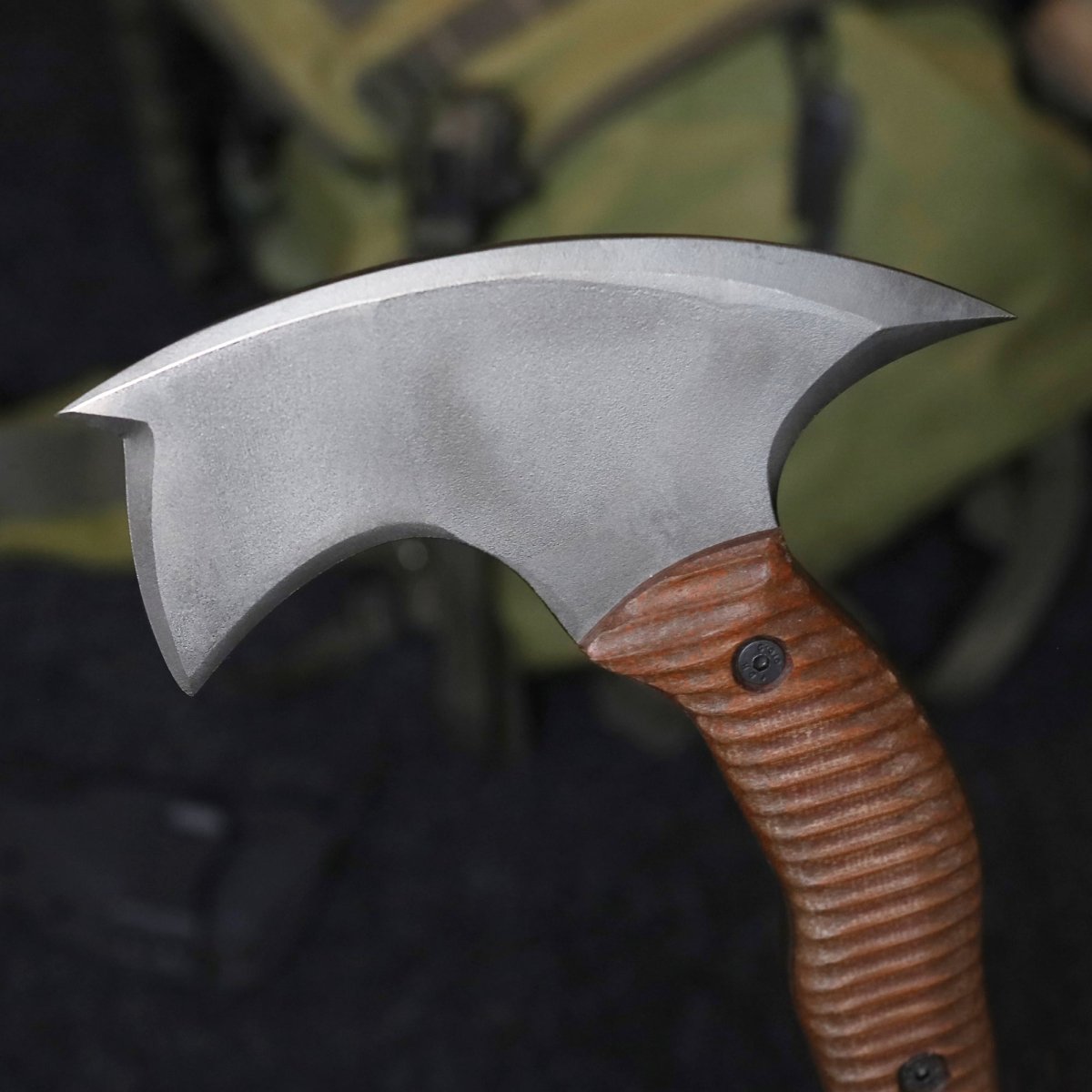 AncientSmithy Compact tomahawk "Mingan" with polymer composite handle