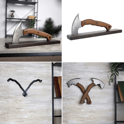 AncientSmithy Compact tomahawk "Mingan" with polymer composite handle