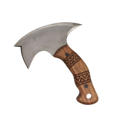AncientSmithy Compact tomahawk "NIKIDO" with engraved handle