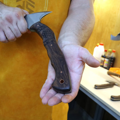 AncientSmithy Compact tomahawk "Tahu" with wooden handle