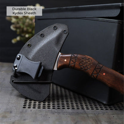 AncientSmithy Compact tomahawk "Tahu" with wooden handle