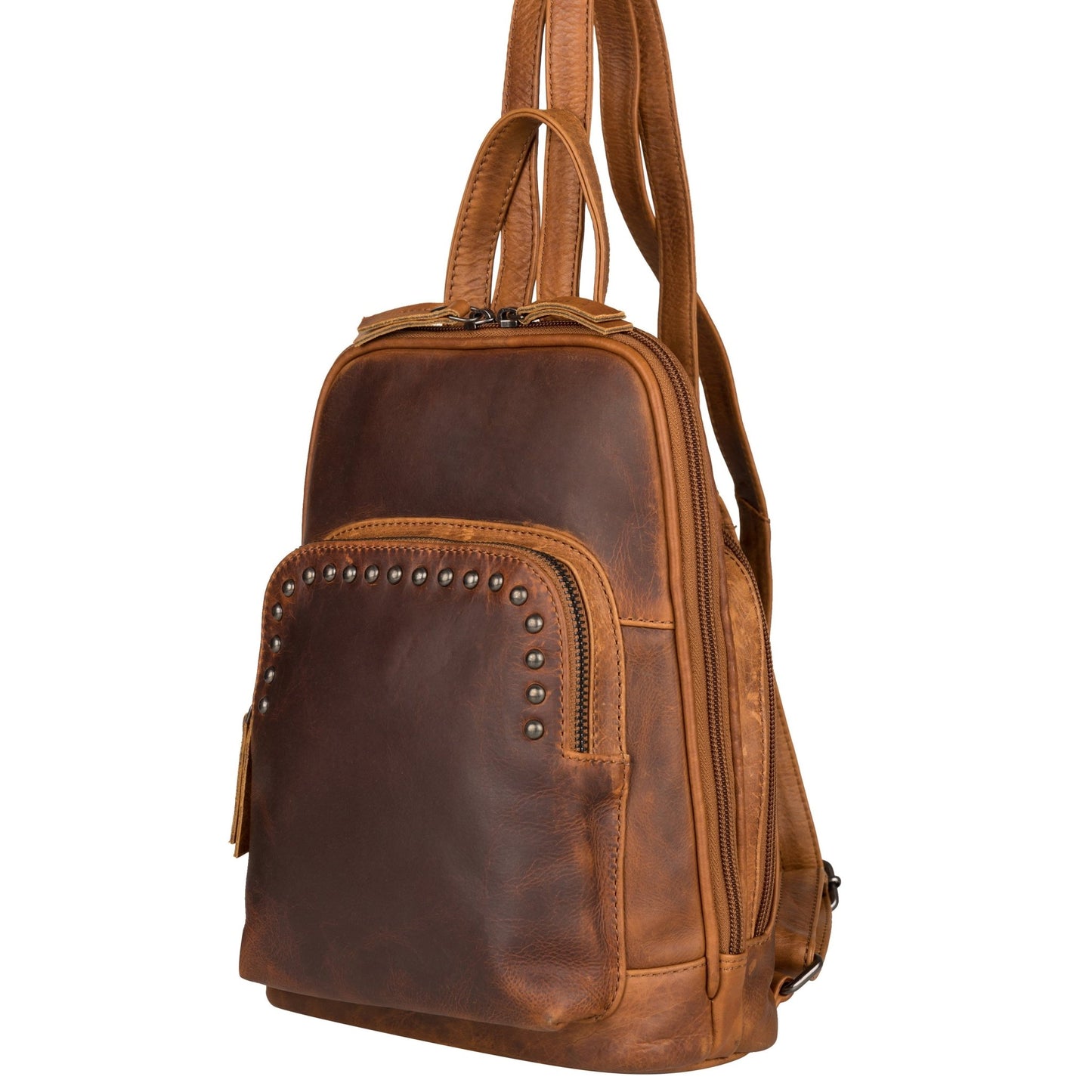 Concealed Carry Abby Leather Backpack by Lady Conceal - Angler's Pro Tackle & Outdoors