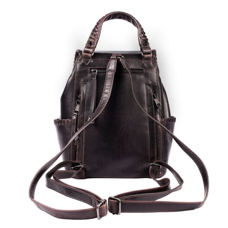 Concealed Carry Allie Leather Backpack by Lady Conceal - Angler's Pro Tackle & Outdoors