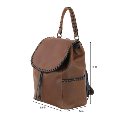 Concealed Carry Allie Leather Backpack by Lady Conceal - Angler's Pro Tackle & Outdoors