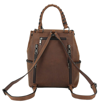 Concealed Carry Allie Leather Backpack by Lady Conceal - Angler's Pro Tackle & Outdoors