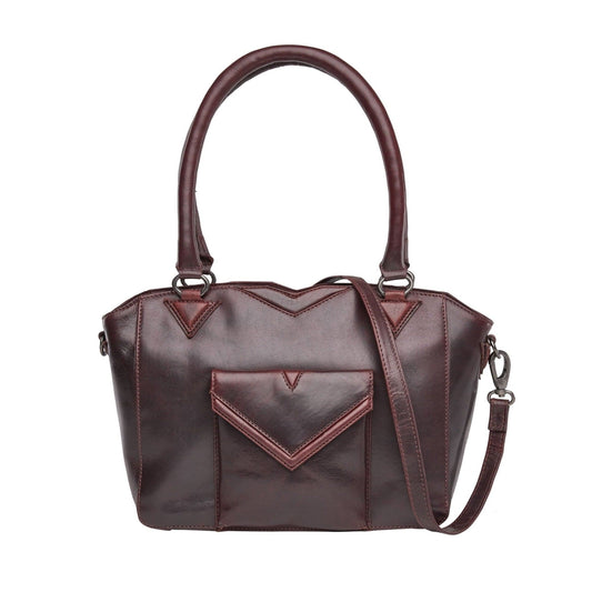 Concealed Carry Aubrey Leather Satchel by Lady Conceal - Angler's Pro Tackle & Outdoors