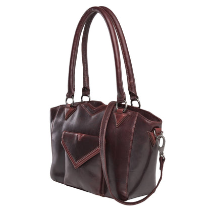 Concealed Carry Aubrey Leather Satchel by Lady Conceal - Angler's Pro Tackle & Outdoors