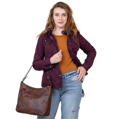 Concealed Carry Ava Leather Hobo by Lady Conceal - Angler's Pro Tackle & Outdoors