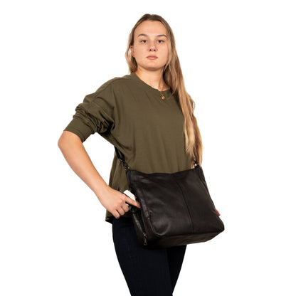 Concealed Carry Ava Leather Hobo by Lady Conceal - Angler's Pro Tackle & Outdoors