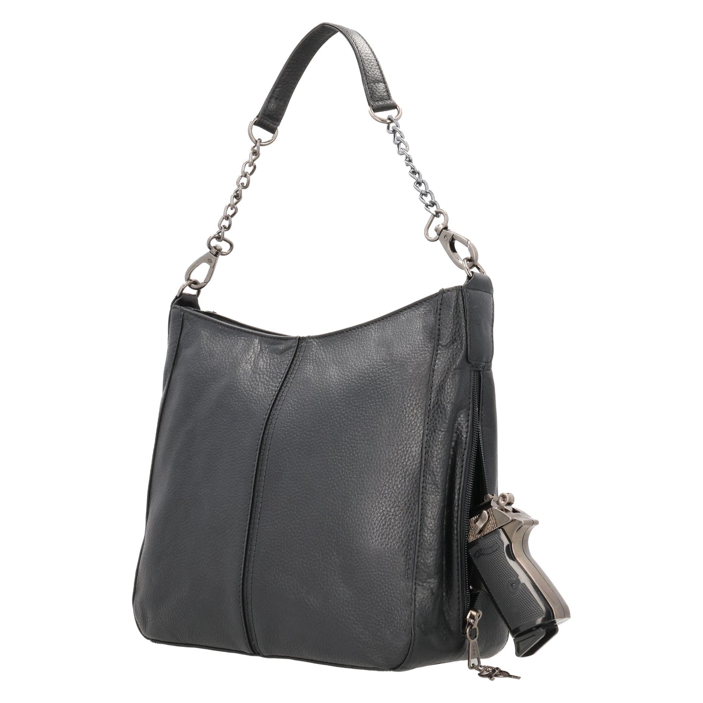 Concealed Carry Ava Leather Hobo by Lady Conceal - Angler's Pro Tackle & Outdoors