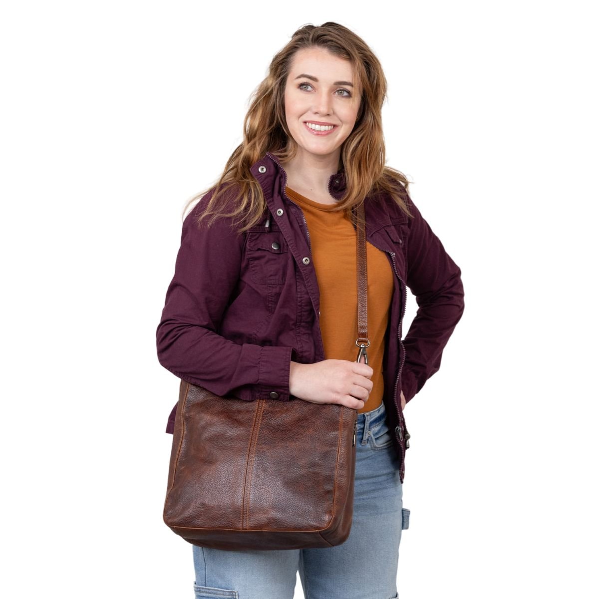 Concealed Carry Ava Leather Hobo by Lady Conceal - Angler's Pro Tackle & Outdoors