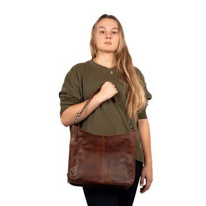 Concealed Carry Ava Leather Hobo by Lady Conceal - Angler's Pro Tackle & Outdoors