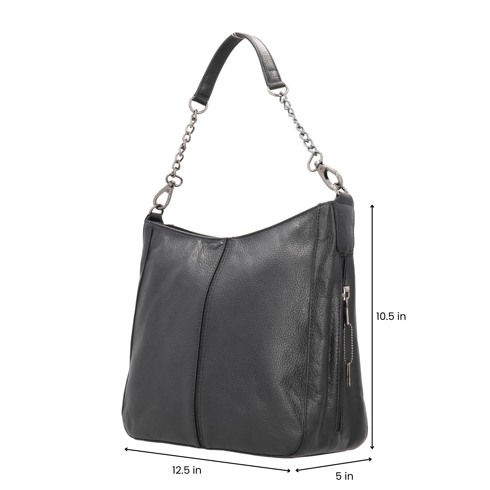 Concealed Carry Ava Leather Hobo by Lady Conceal - Angler's Pro Tackle & Outdoors
