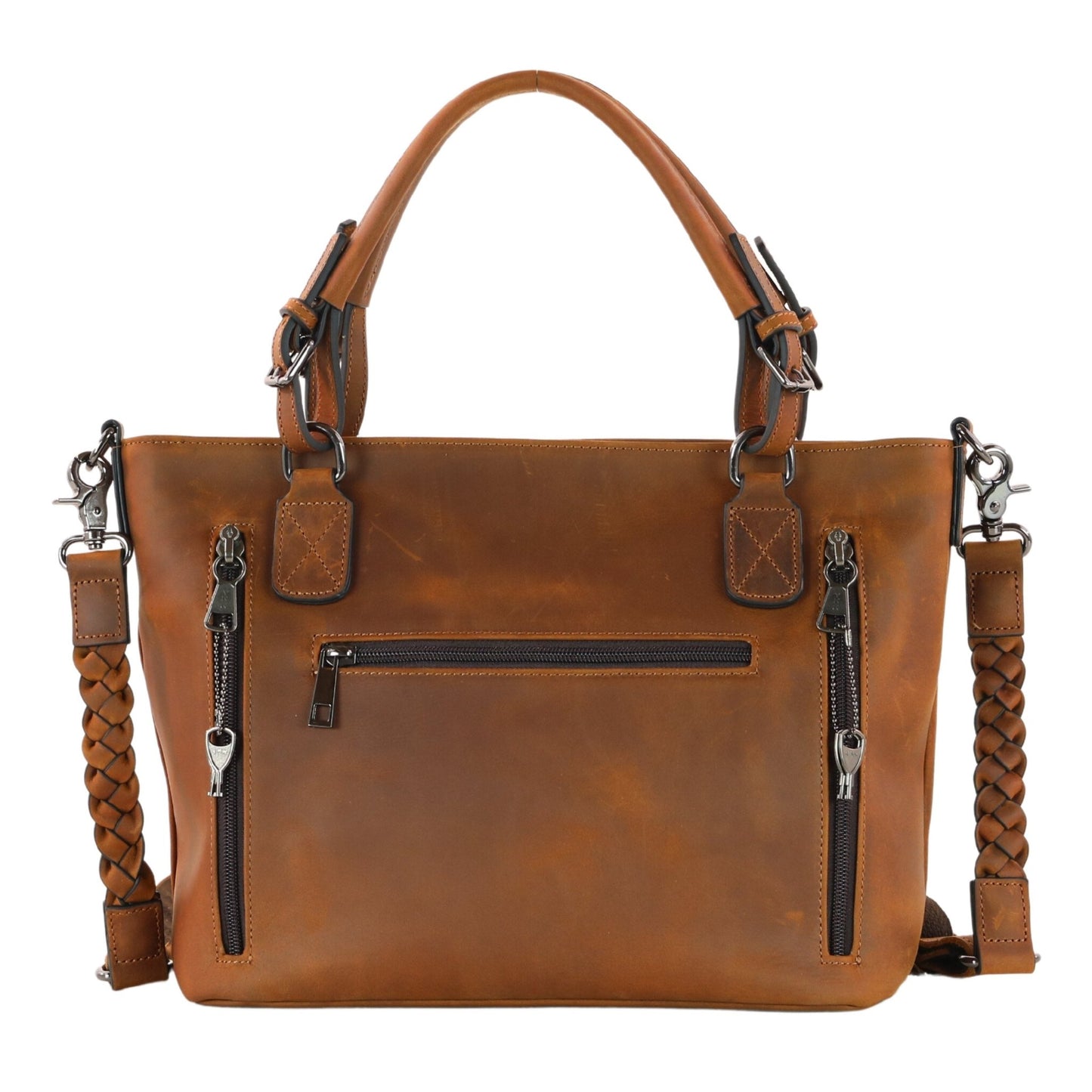 Concealed Carry Bailey Leather Satchel by Lady Conceal - Angler's Pro Tackle & Outdoors