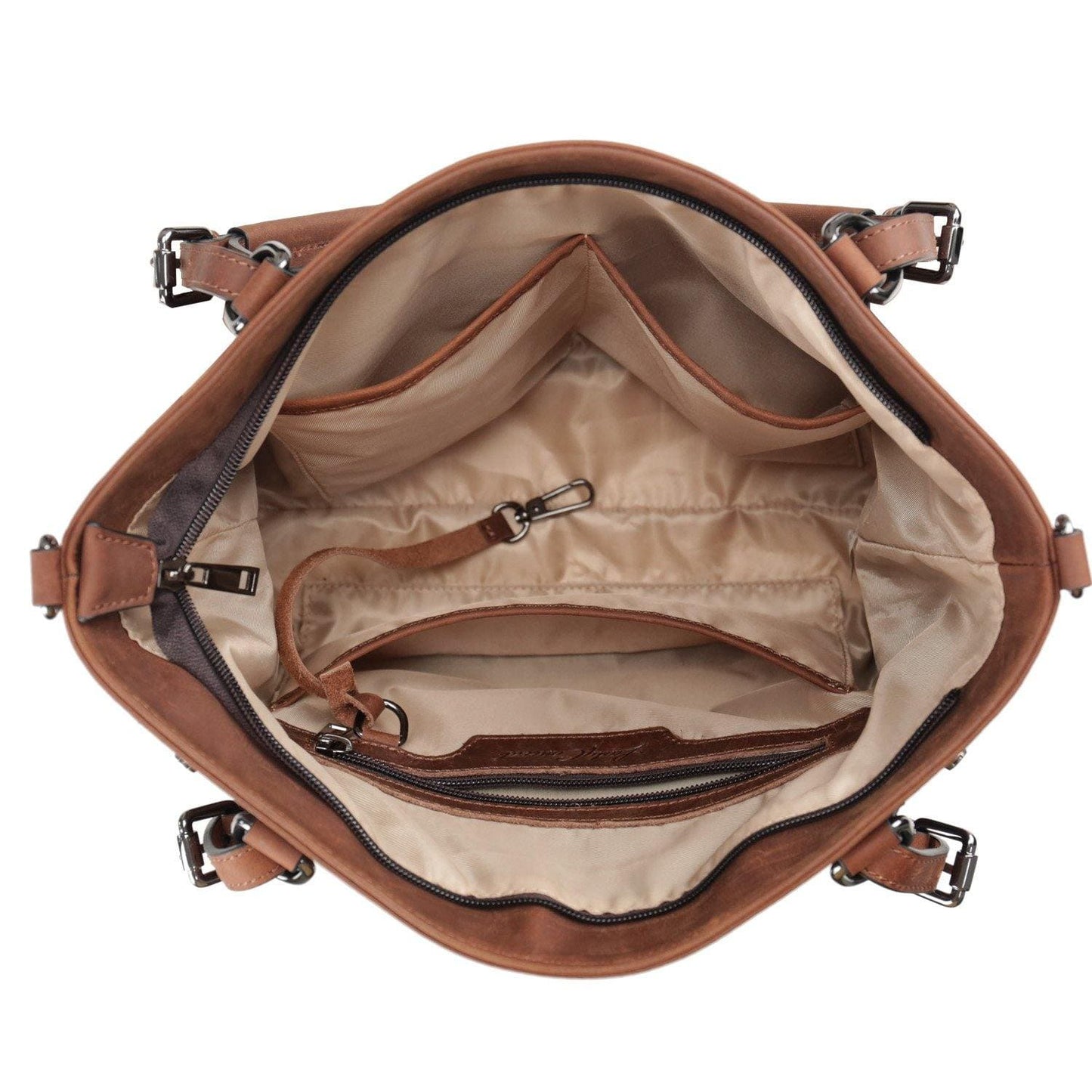 Concealed Carry Bailey Leather Satchel by Lady Conceal - Angler's Pro Tackle & Outdoors