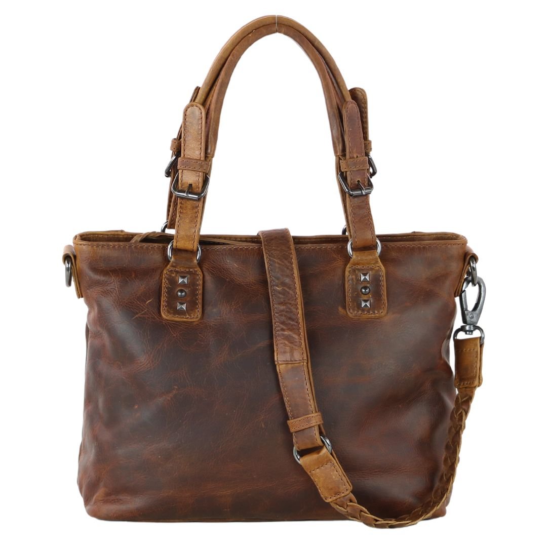 Concealed Carry Bailey Leather Satchel by Lady Conceal - Angler's Pro Tackle & Outdoors