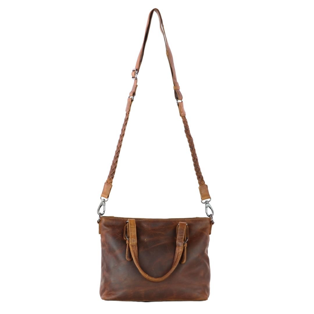 Concealed Carry Bailey Leather Satchel by Lady Conceal - Angler's Pro Tackle & Outdoors