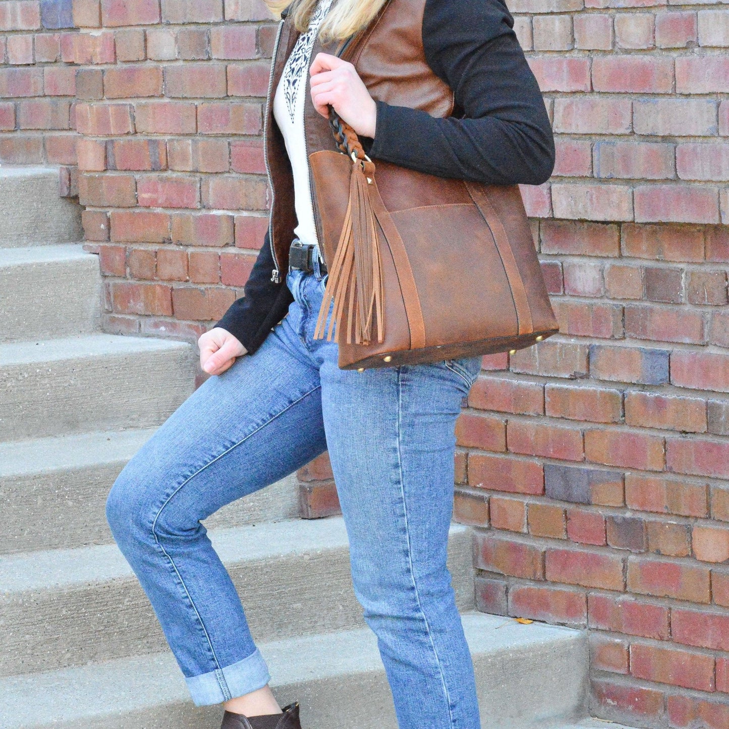 Concealed Carry Bella Leather Tote by Lady Conceal - Angler's Pro Tackle & Outdoors