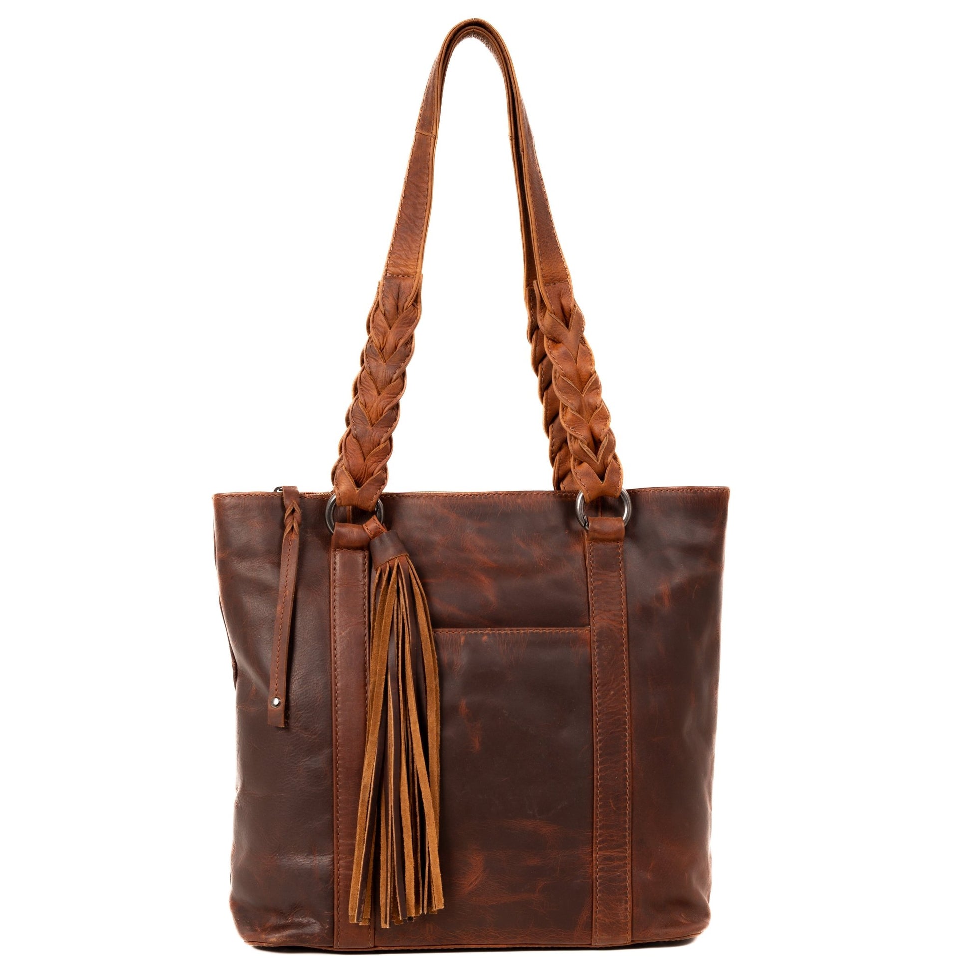 Concealed Carry Bella Leather Tote by Lady Conceal - Angler's Pro Tackle & Outdoors