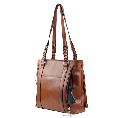 Concealed Carry Bella Leather Tote by Lady Conceal - Angler's Pro Tackle & Outdoors