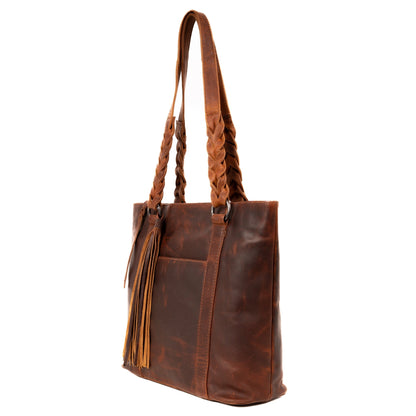 Concealed Carry Bella Leather Tote by Lady Conceal - Angler's Pro Tackle & Outdoors