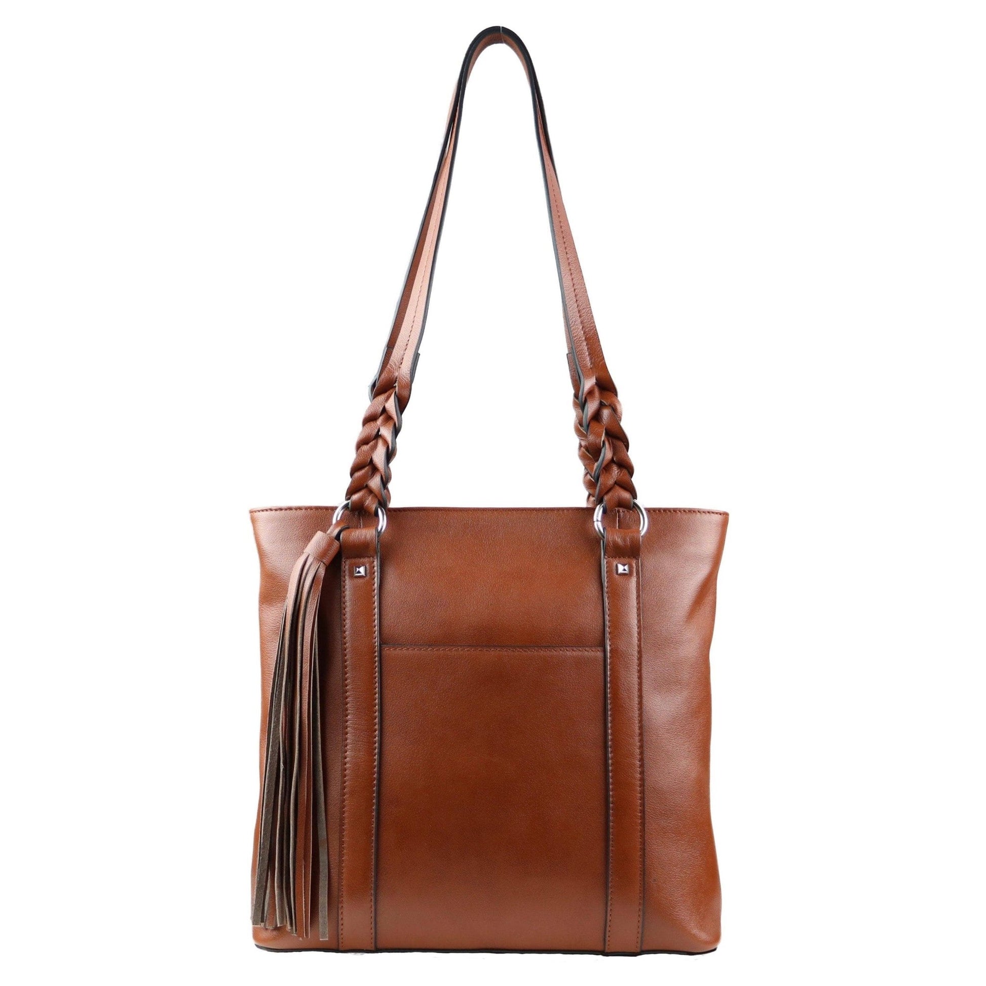 Concealed Carry Bella Leather Tote by Lady Conceal - Angler's Pro Tackle & Outdoors